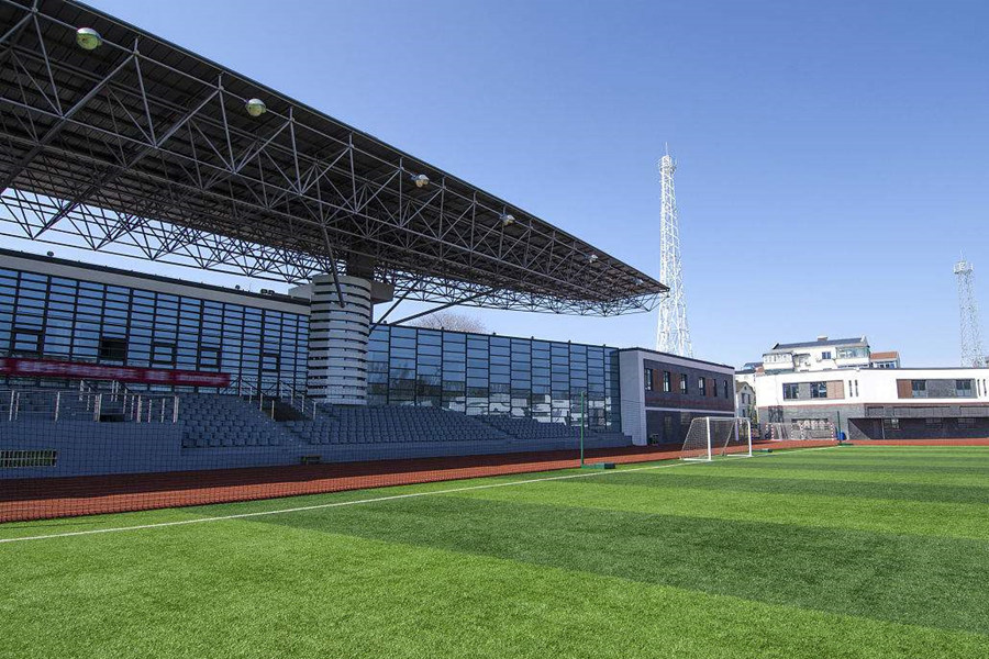 荆门体育场看台网架工程